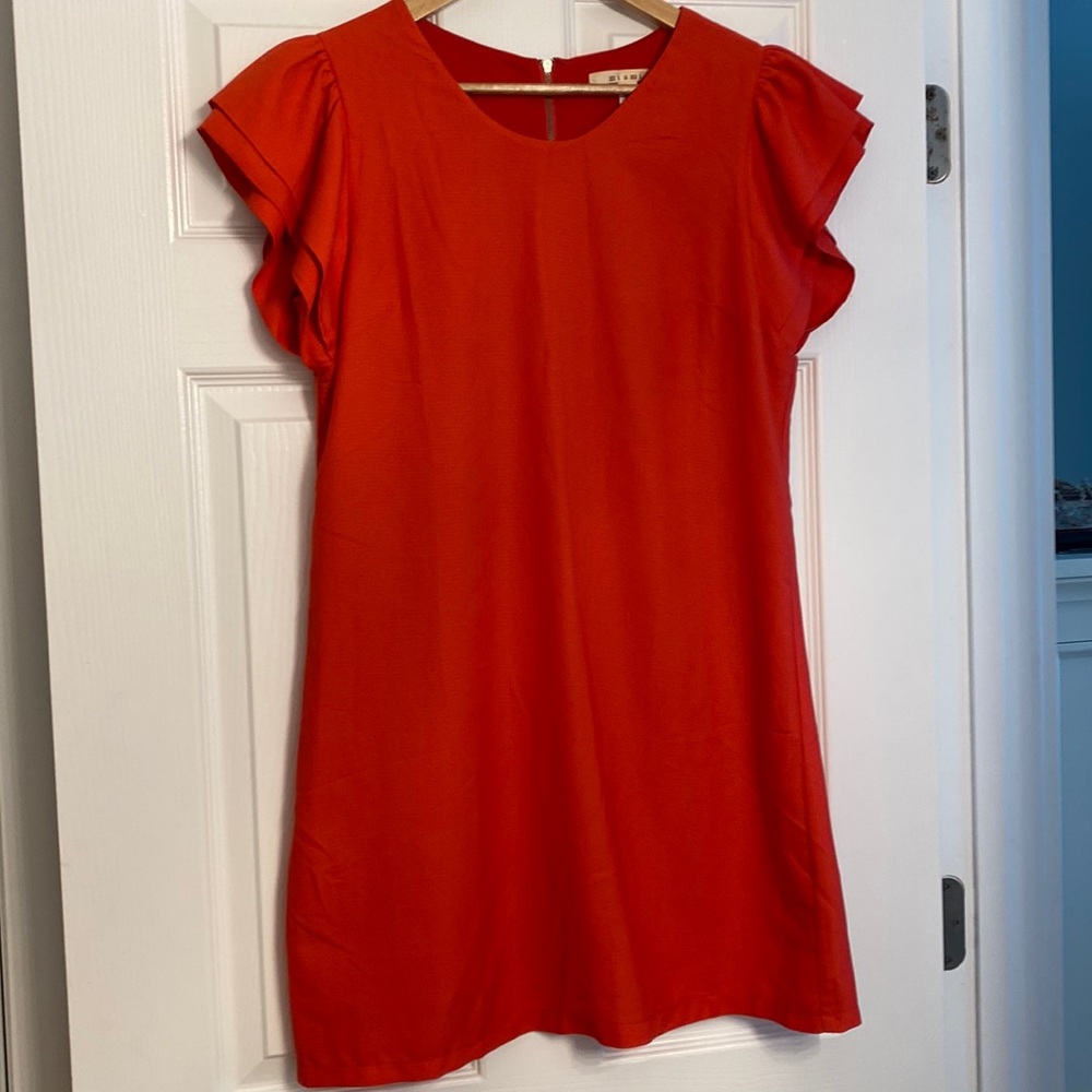 Red mini dress. Good used condition.